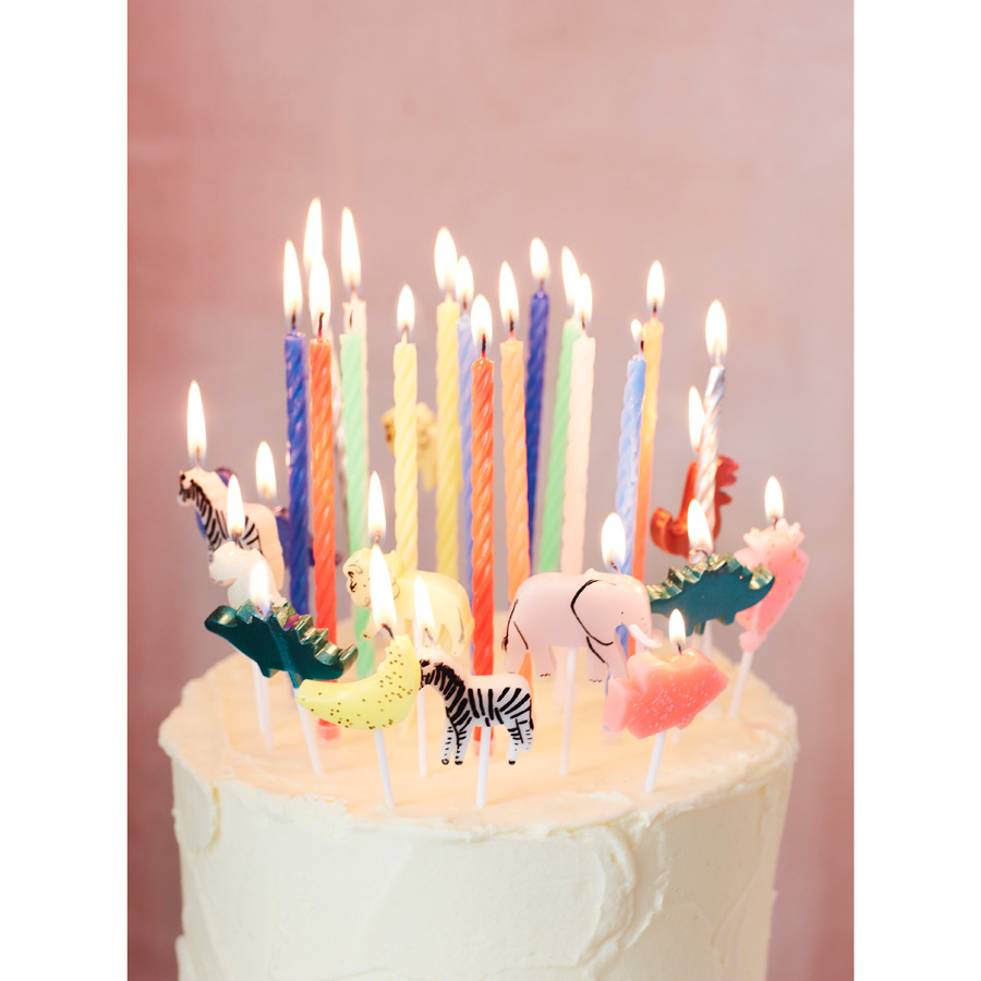 Vela de cumpleaños con huevos de dinosaurio - Mrs.Candles