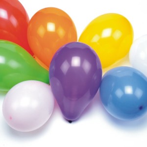 100 Globos surtidos de 28 cm