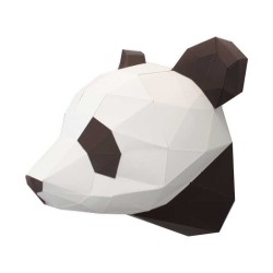 Trofeo Cabeza de Panda - Papel 3D. n1