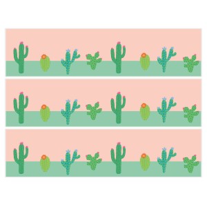 Contornos de pastel - Cactus
