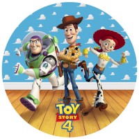 Disco de tarta Toy Story 4 (19 cm)