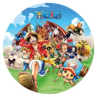 Disco de tarta Dragn One Piece (19 cm)