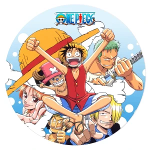 Disco de tarta One Piece (19 cm)