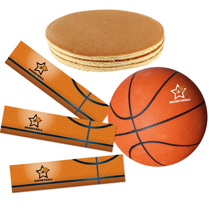 Kit de Pastel de Baloncesto 