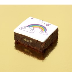 Unicornio Arco Iris Brownies. n1