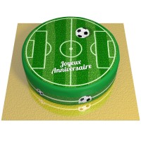 Tarta Campo de Ftbol -  20 cm Fresa