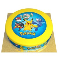 Tarta Pokmon -  26 cm Vainilla