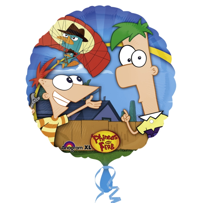 Globo Plano Phineas & Ferb 