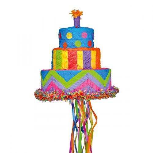 Pull Piñata pastel de cumpleaños para el cumpleaños de tu hijo - Annikids