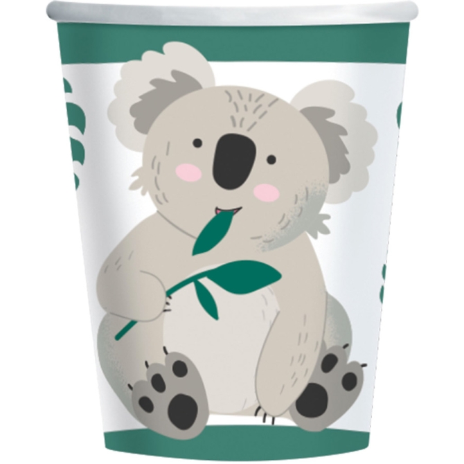 8 vasos de koala 