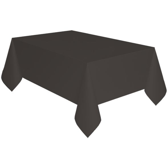 Mantel de Papel 274 cm - Negro 