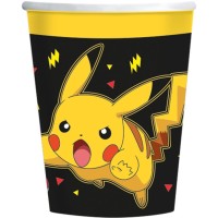 Contiene : 1 x 8 vasos Pokemon Pikachu