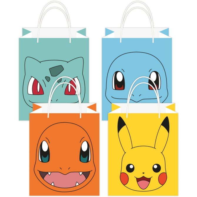 8 bolsas regalos Pokemon 