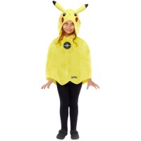 Disfraz Capa Pokemon Pikachu Talla 3-7 aos