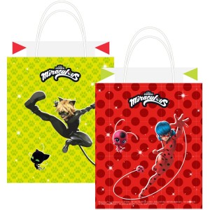 8 Bolsas de Regalo Las Aventuras de Miraculous