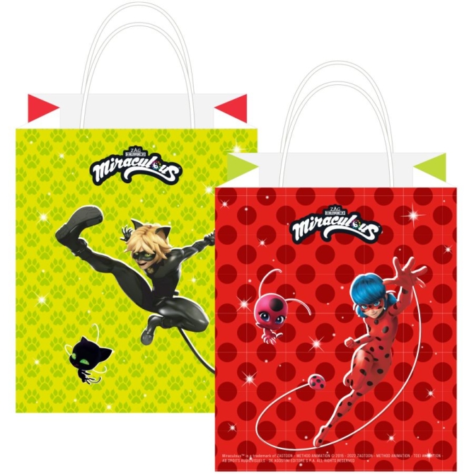 8 Bolsas de Regalo Las Aventuras de Miraculous 