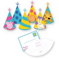 8 invitaciones a la fiesta de Peppa Pig