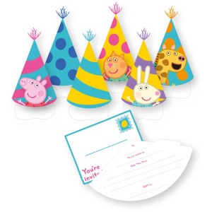 8 invitaciones a la fiesta de Peppa Pig