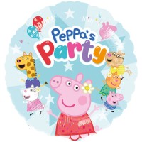 Globo de Helio de Aluminio Fiesta Peppa Pig -  43 cm