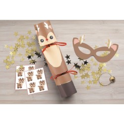 5 Crackers de Navidad con figuras. n1
