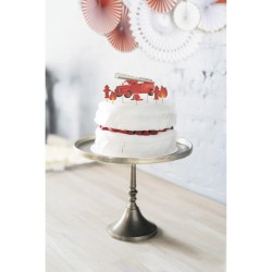 6 Cake Toppers - Bomberos. n4