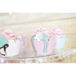 6 envoltorios para cupcakes - Love Horse. n2
