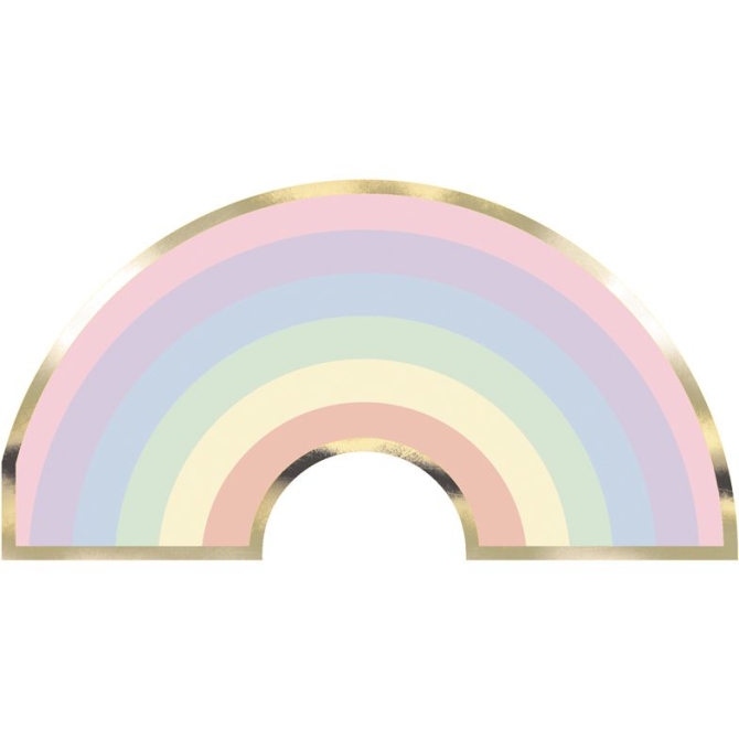 16 servilletas Arco Iris Pastel 