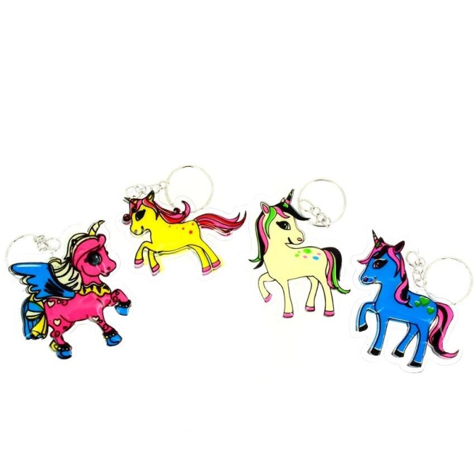 1 Llavero Unicornio - 6 cm 