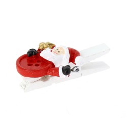 8 Clips Christmas Buddy (4, 5 cm) - Resina. n1