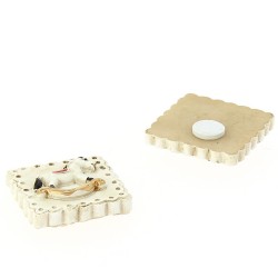 8 Mini Pegatinas Caballo Balancn (2, 5 cm) - Resina. n1