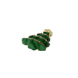 10 Mini Adhesivos rbol de Navidad (2, 5 cm) - Resina. n1