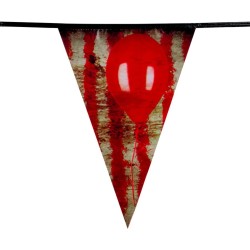 Guirnalda de banderines Clown Horror. n2