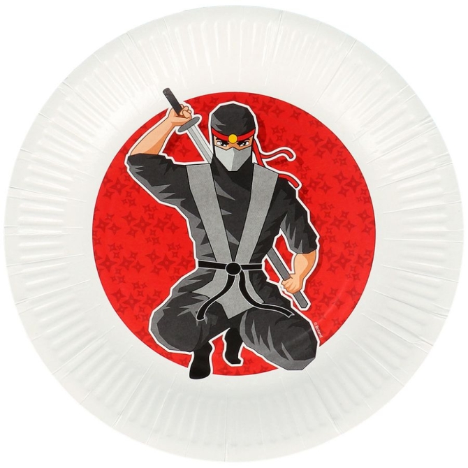 8 placas ninja 