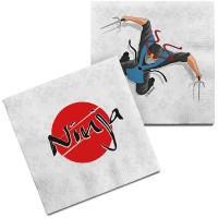 20 servilletas ninja