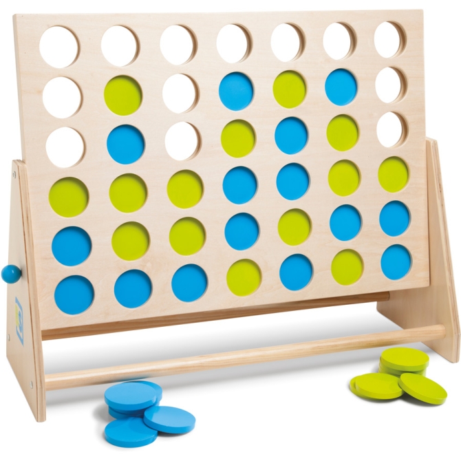 Juego de Match 4 de madera gigante 