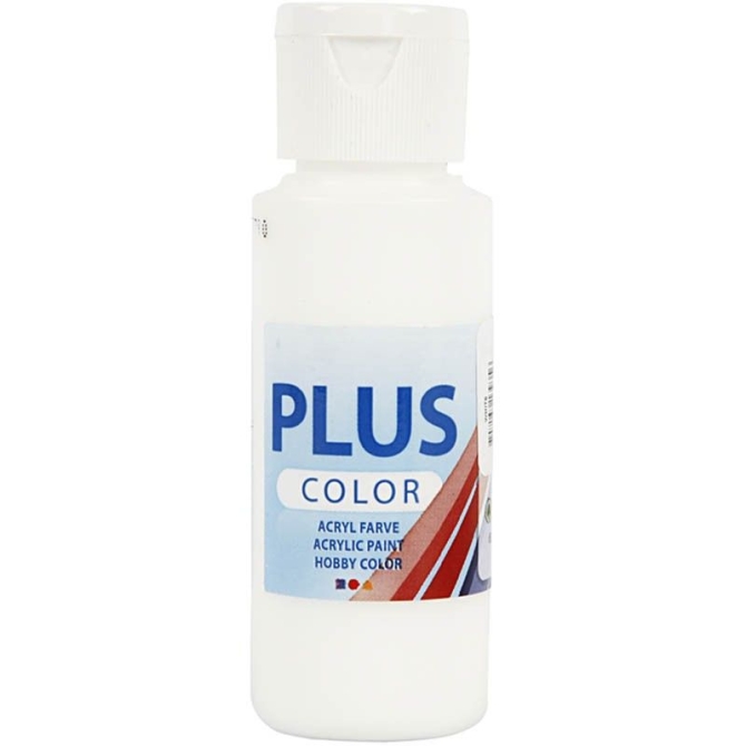 Pintura acrlica Plus Color (60 ml) - Blanco 