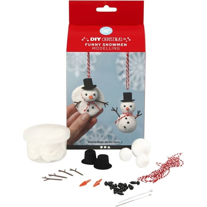 Kit Creativo - Muecos de Nieve Divertidos 