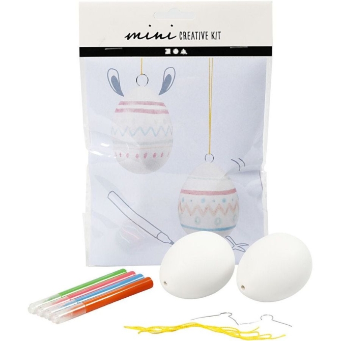 Kit creativo de mini huevos de Pascua Decoracin para colgar 