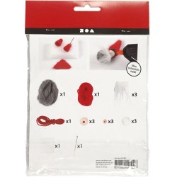 Mini kit de bricolaje - Guirnalda navidea de elfos. n2