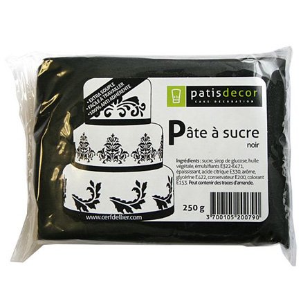 Pasta de azcar negra Patisdcor 250g 