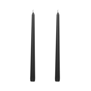 Juego de 2 velas Flambeau negras