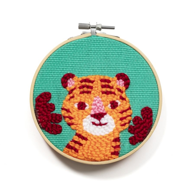 Punch Needle - Tigre 