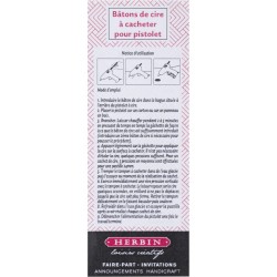 Blster de 6 barras de cera para pistola - Pearly Pale Pink. n1