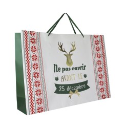 1 bolsa de regalo de Navidad grande (70 cm). n4