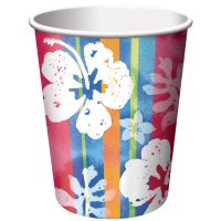 8 vasos Camisa hawaiana