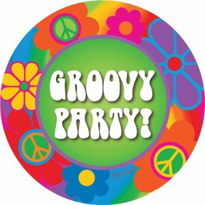 8 Platos de fiesta Groovy