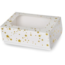 Caja de Cupcakes 6 Estrellas - Oro. n2