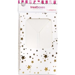 2 Cajas para Tartas Pequeas Estrellas - Doradas. n4