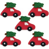 5 decoraciones navideas para autos: azcar