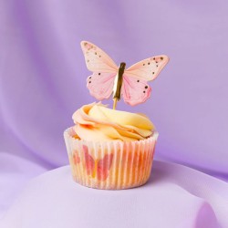 12 adornos para cupcakes - Mariposa. n6